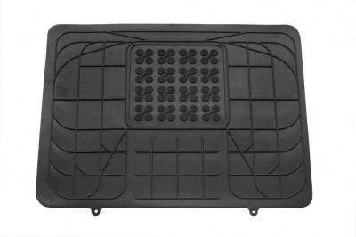 Covoras Auto Tunel Median Piesa A -V- A Negru 42 x 52,5 cm - Ajustabil foto