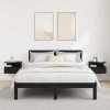 Noptierile Suspendate 2 pcs Stejar Negru 40x31x27 cm Lemn Prelucrat