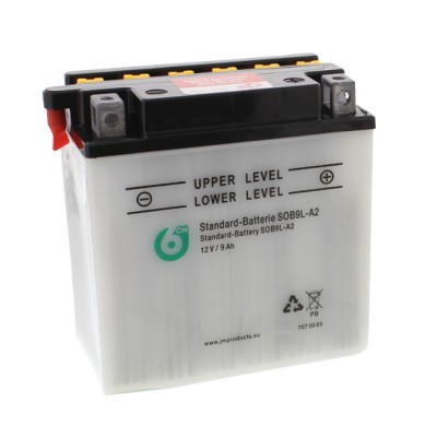 Baterie 12V9Ah moto + electrolit YB9L-A2 6-ON Cod Produs: MX_NEW 7070065MA foto