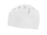 Cumpara ieftin Set 2 bucati protectii pentru monturi, separatoare degete, elastic, universal, 7 x 9 cm, alb