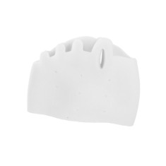 Set 2 bucati protectii pentru monturi, separatoare degete, elastic, universal, 7 x 9 cm, alb