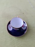 Portelan Bavaria Thomas, ceasca de cafea vintage, cobalt