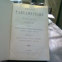 Analele Parlamentare ale Romaniei 1835-1836, tomul VI, din 1895