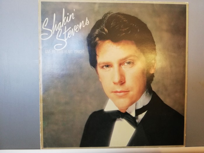 Shakin Stevens &ndash; Give Me Your Heart Tonight (1982/CBS/Holland) - Vinil/ca Nou