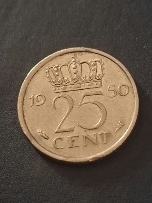 25 cent 1950 olanda