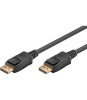 Cablu DisplayPort - DisplayPort V2.0 1m 8K/60Hz 4K/120Hz Full HD 1080p/240Hz negru Goobay 58532
