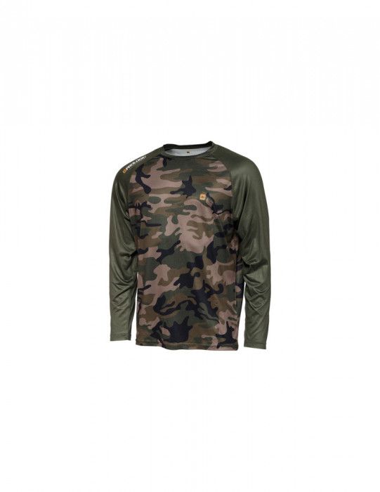 Bluza Prologic UV Long Sleeve, Camo Green,Marime XXL