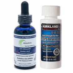 Minoxidil iiSolutions 10%, Minoxidil Kirkland 5%, 2 luni aplicare, Tratament Pentru Cresterea Parului / Barbii foto