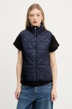 HUGO vestă culoarea bleumarin, de tranzitie, 50544136