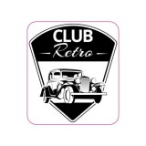 Abtibild &quot;CLUB RETRO&quot; Cod:TAG 053 / T2 Automotive TrustedCars, Oem