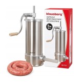 Masina manuala pentru umplut carnati, otel inoxidabil, capacitate 5 kg, verticala, Klausberg