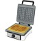 Aparat vafe / gofre Cecotec Fun Gofrestone Double, 1200W, termostat ajustabil, invelis antiaderent, oprire automata, indicator luminos, Alb