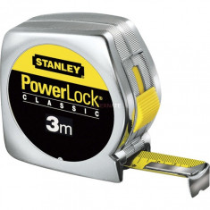 STANLEY Ruleta PowerLock cu carcasa ABS 3m x 12.7 mm foto