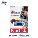 Memorie USB SanDisk Ultra, 64GB, USB 3.0, Albastru