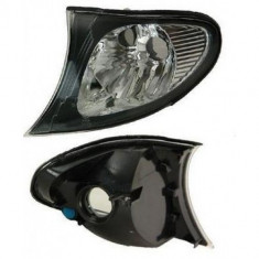 Lampa semnalizare fata Bmw Seria 3 (E46) Sedan/Combi 10.2001-06.2005 BestAutoVest partea stanga , alba cu reflector negru foto