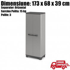 Dulap Vestiar Cabinet Depozitare Organizator Plastic Usi Demontabil O B foto