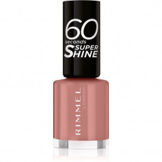 Rimmel 60 Seconds Super Shine lac de unghii culoare 230 Mauve To The Music 8 ml