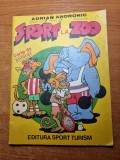 Carte de colorat - sport la zoo - din anul 1979