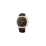 Ceas Barbatesc Orient FTT0V001B0 Quartz Cronograf Negru, Cadran 42.5mm, Curea Piele Neagra, Rezistent Apa 5ATM