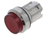 Comutator cu apăsare 22 mm, buton roșu, 1 poziție stabilă