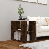 VidaXL Dulap lateral, stejar fumuriu, 60x30x50 cm, lemn prelucrat