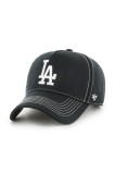 47 brand șapcă de baseball din bumbac MLB Los Angeles Dodgers culoarea negru, neted, B-CONDT12GWS-BK
