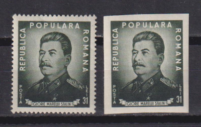 I. V. STALIN LP. 259 + 259A MNH foto