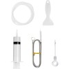 Kit instrumente pentru curatarea frigiderului, indepartare a blocajelor pentru gaurile de scurgere, spirala de curatare a tevilor flexibile cu perie p, Oem
