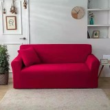 Cumpara ieftin Husa Canapea 3 Locuri Elastica Moderna, Rosu - EAT475