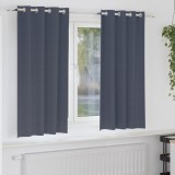 vidaXL Perdele cu perdele 2 pcs Antracit 175 x 140 cm Poliester
