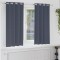 vidaXL Perdele cu perdele 2 pcs Antracit 175 x 140 cm Poliester