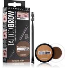 MAYBELLINE NEW YORK Tattoo Brow pomadă din gel pentru spr&amp;acirc;ncene culoare 03 Medium Brown 3.5 ml foto