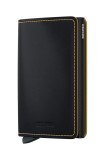 Secrid portofel de piele culoarea negru, SM-Black &amp; Ochre
