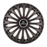 Set 4 Capace Roti, potrivite jantelor de R14, pentru Lexus, model dino Negru