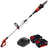 Einhell GE-LC 18 Li T PXC + Twinpack + 4514095 - Drujba 17 cm 3.76 m/s + Set 2 acumulatori si incarcator Li-Ion 18 V 4 Ah