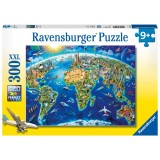 Cumpara ieftin Ravensburger - Puzzle harta lumii 300 piese