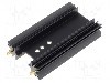 Radiator extrudat, aluminiu, 63.5mm x neagra, FISCHER ELEKTRONIK - SK 104 63,5 STS foto