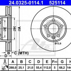 Disc frana VW SHARAN (7M8, 7M9, 7M6) (1995 - 2010) ATE 24.0325-0114.1