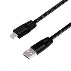 Cablu de date Logilink CU0158 USB 2.0 - Micro USB 1m Black foto