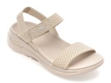 Cumpara ieftin Sandale SKECHERS gri, KZGO WALK ARCH FIT, din material textil