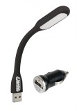 Lampa citit flexibila COB-LED si priza USB 12/24V Garage AutoRide