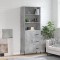 vidaXL Dulap &icirc;nalt, gri beton, 69,5x34x180, lemn compozit 3189457