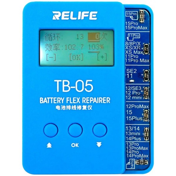 Programator Acumulator Relife TB-05 pentru Apple iPhone 8 - 15 Series
