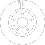 TRW DF6575 Disc frana
