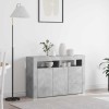 VidaXL Bufet Gri beton 116 x 30 x 75 cm Lemn compozit 3333879