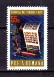 ✅ RO 1972 LP 800 &quot; Centenarul Fabricii de Timbre &quot;, serie , MNH, Nestampilat