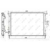NRF Radiator, racire motor Economy Class