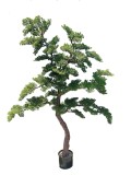 Bonsai verde artificial in ghiveci 24,5 x 230 cm