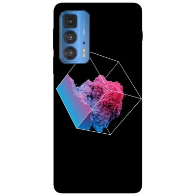 Husa compatibila cu Motorola Edge 20 Lite model Smoke Cube, Silicon, TPU, Viceversa foto