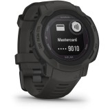 Ceas Smartwatch Garmin Instinct 2, 45mm, Solar, Graphite